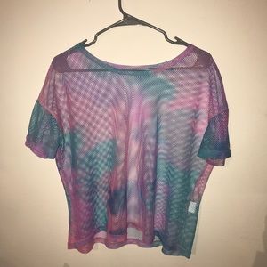 Cotton Candy Mesh Shirt